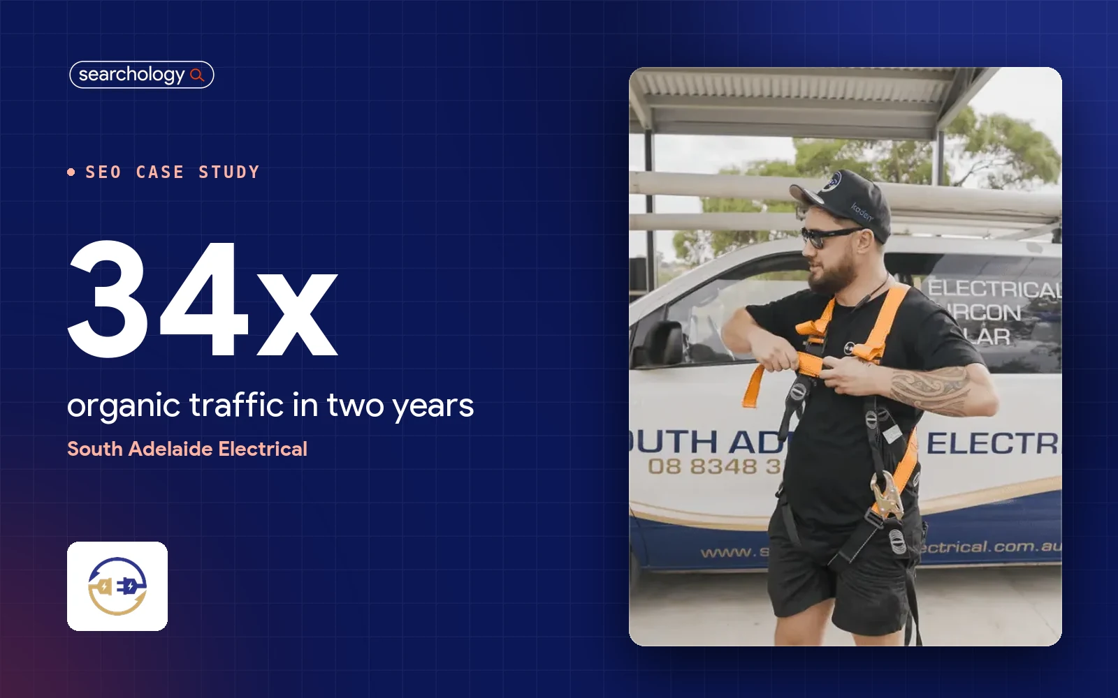 34x organic traffic in two years for South Adelaide Electrical